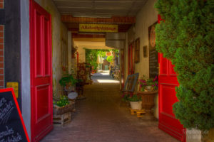 Einganga zur Altstadt-Passage von der Pestalozzistraße